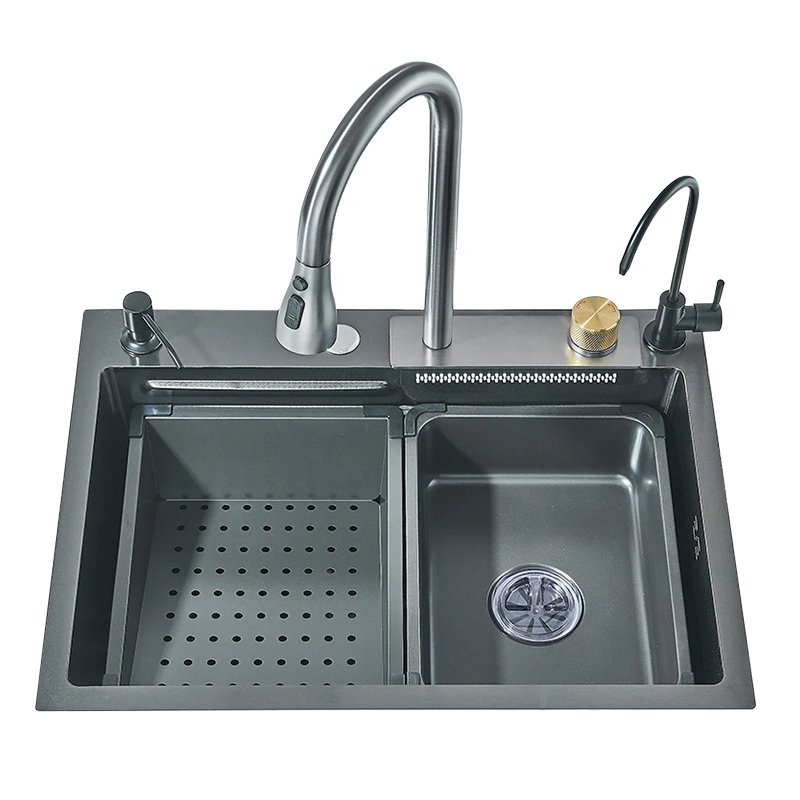 304 stainless steel workstation sink detail